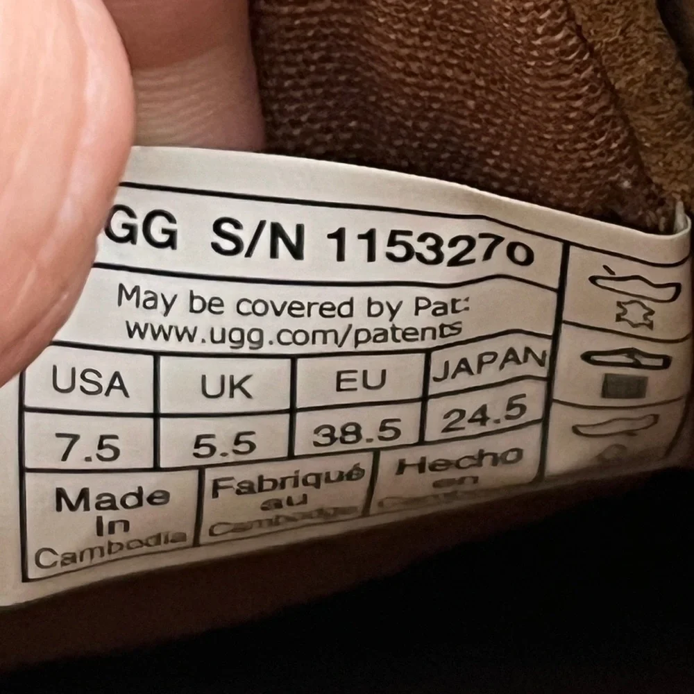 NEW UGG Alameda Lace Up Sneaker in Chestnut/Gold - Picture 8 of 9